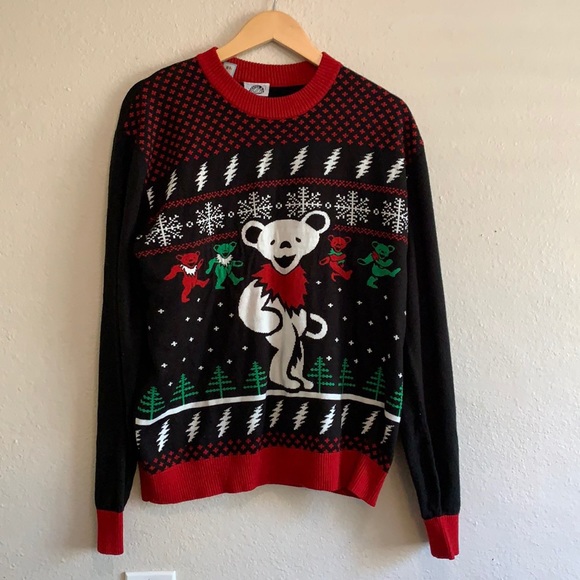 Grateful Dead Other - Grateful Dead Ugly Christmas Sweater With Bear Size XL